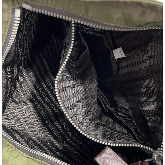 Prada Olive Green Nylon Crossbody Bag - Picture 11 of 15